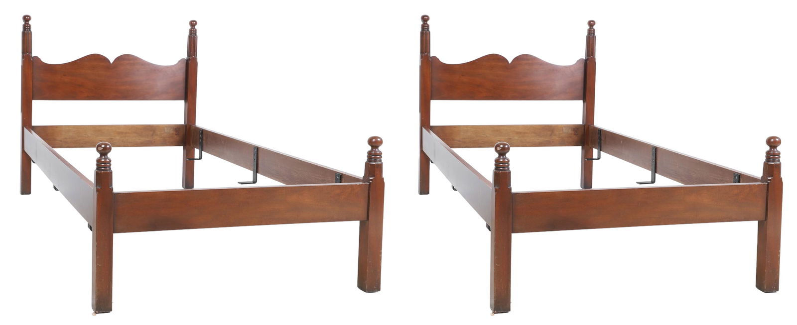 Pair Kittinger mahogany twin size beds (1 of 5)
