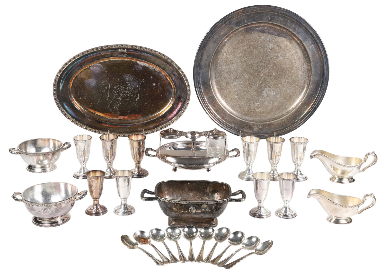 Lot of Silver Plate Hotel Ware (1 of 17)