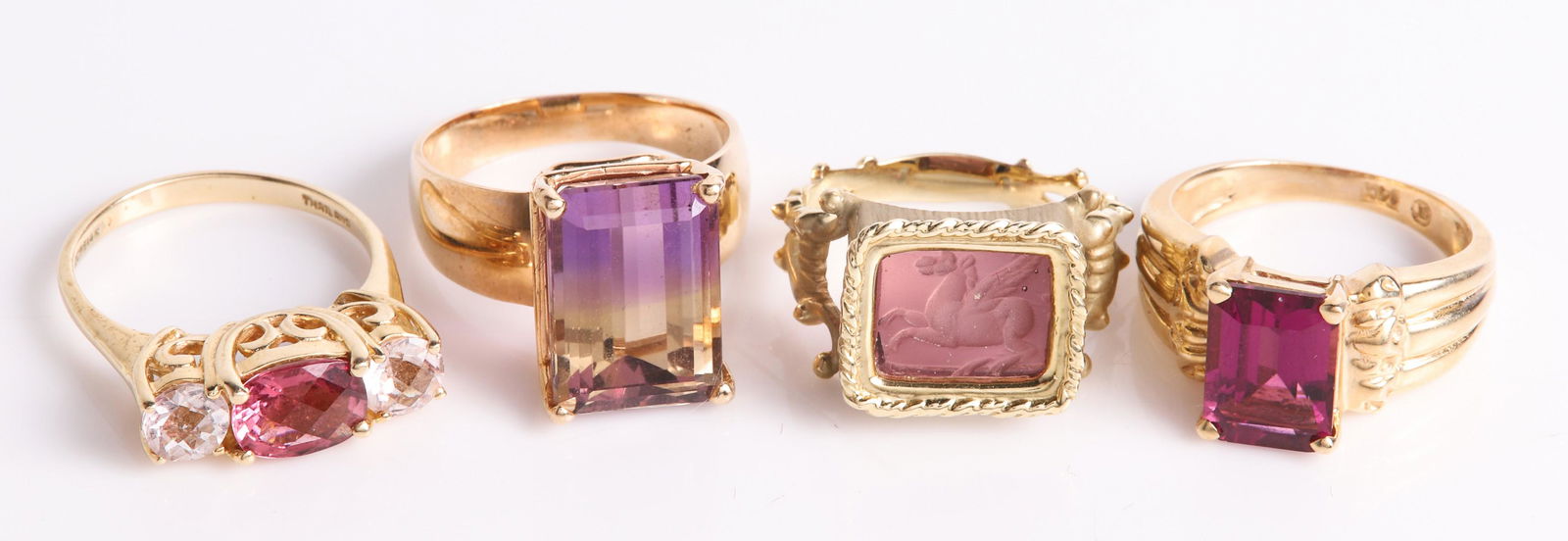 (4) 14K Yellow Gold Rings (1 of 8)