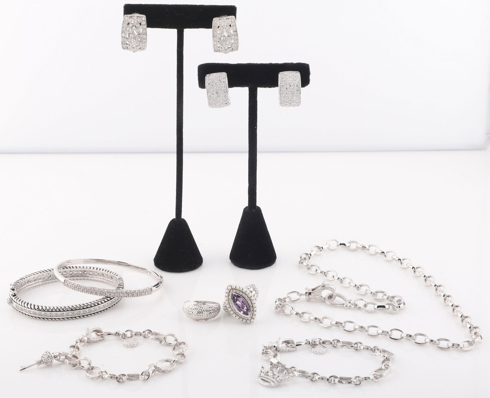 (9) Pc Sterling Tacori and Style Jewelry Group (1 of 8)