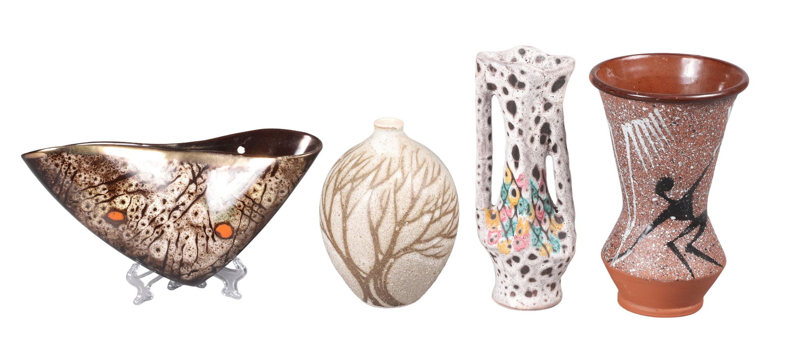 (4) Art Pottery Vases (1 of 9)