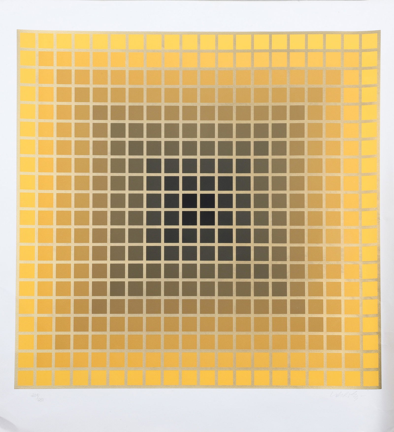 Victor Vasarely Op Art Serigraph (1 of 4)