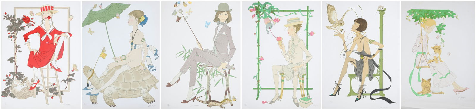 (6) Philippe Noyer Signed Lithographs (1 of 14)