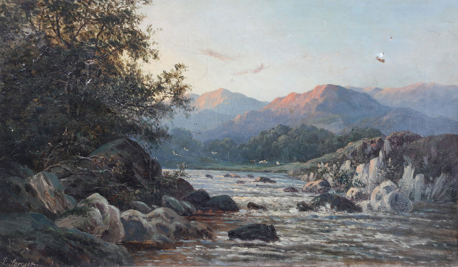 Louis Eugene Leroux Landscape Painting (1 of 6)