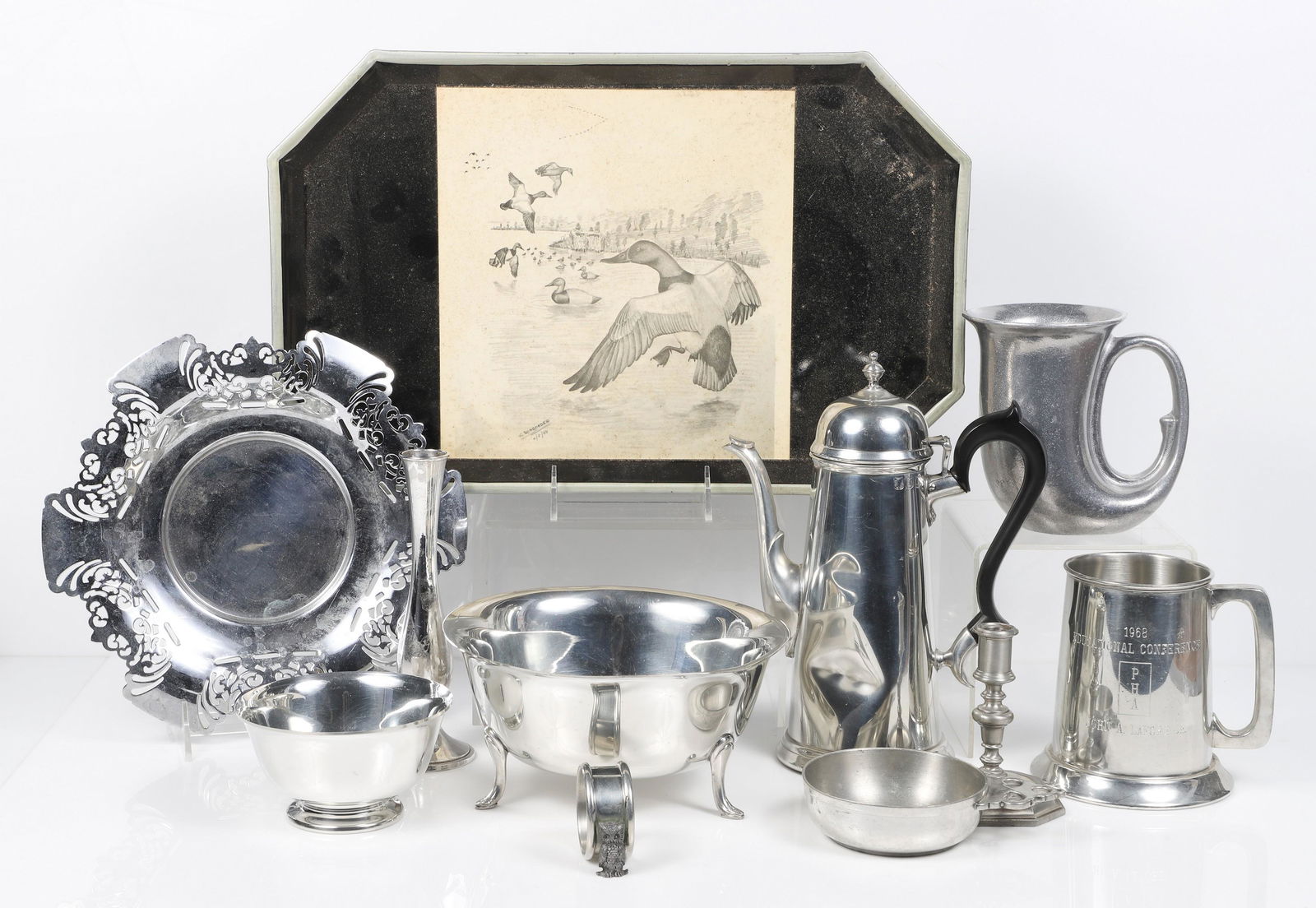 (11) Pcs Pewter & Other Metals (1 of 6)