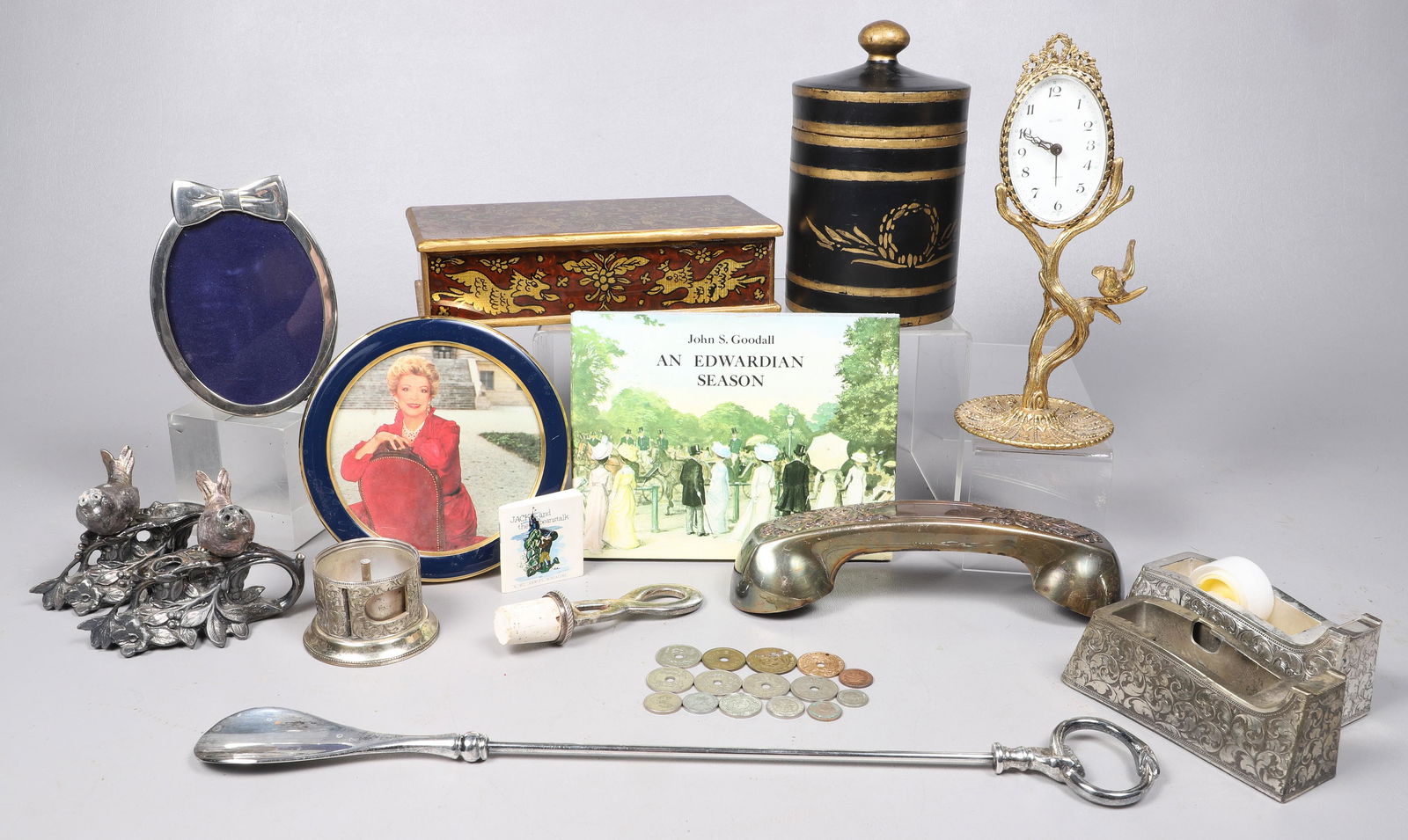 Mixed Lot, Clock, Silver Plate, Wood (1 of 14)
