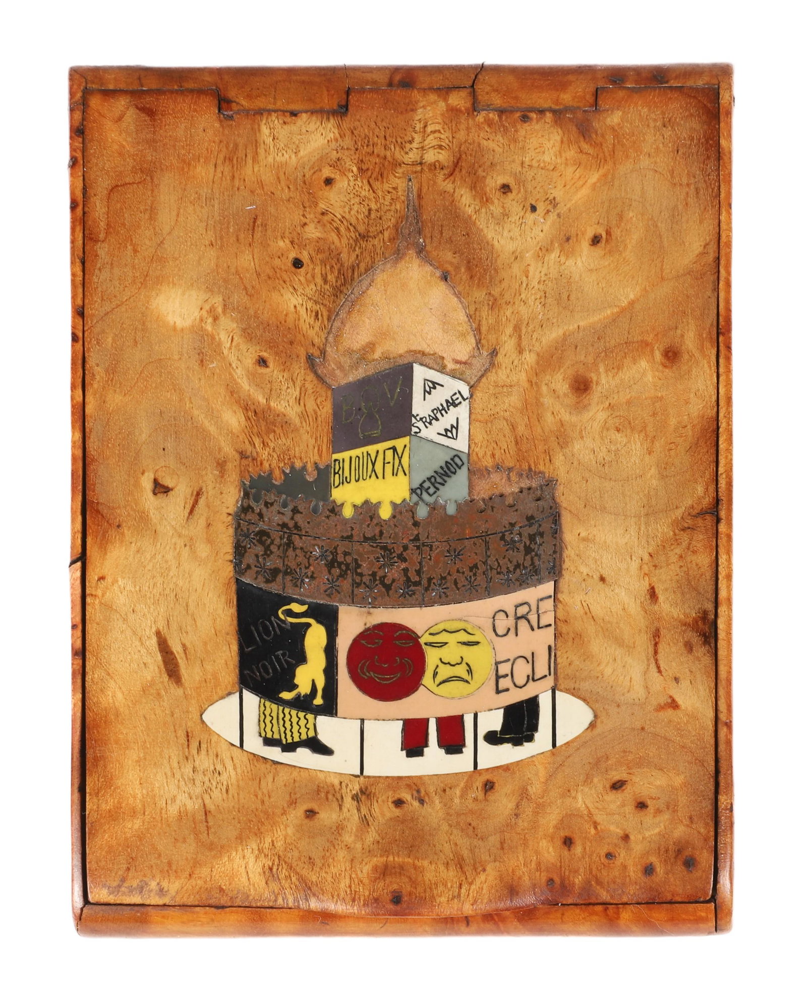 Russian Karelian Birch Cigarette Box (1 of 5)