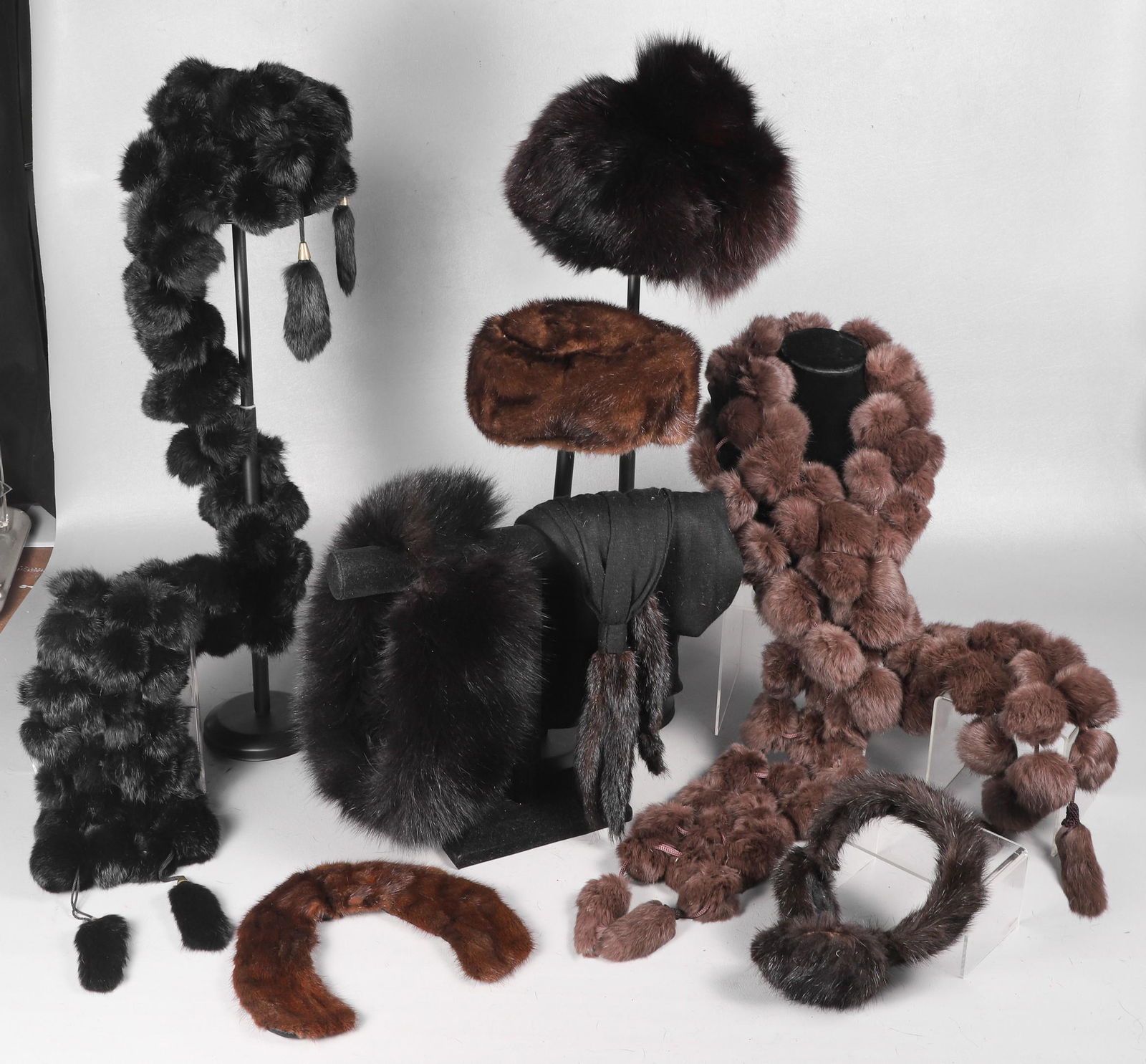 Vintage Mink and Rabbit Hats and Scarves (1 of 7)