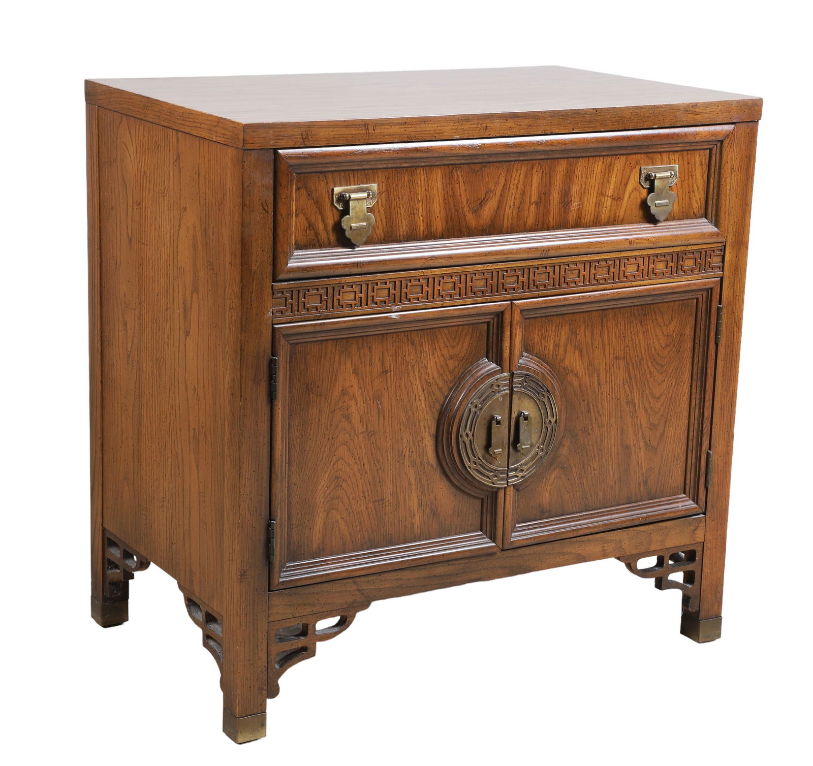 AH Cohen Asian style walnut veneered bachelors chest (1 of 5)
