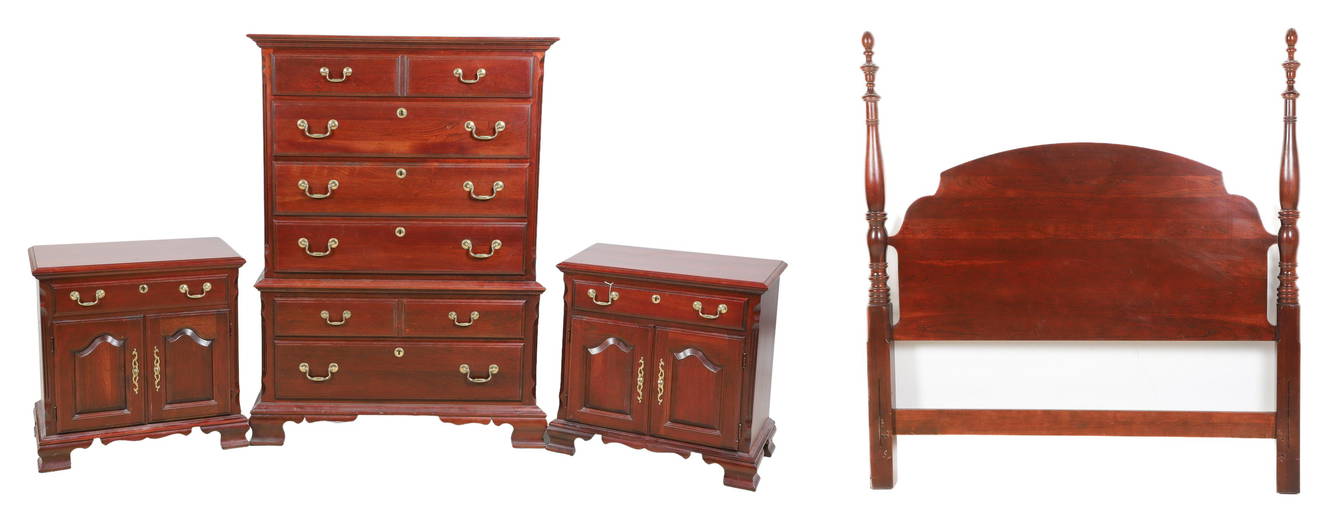 (5) Pc Pennsylvania House Cherry Bedroom Set