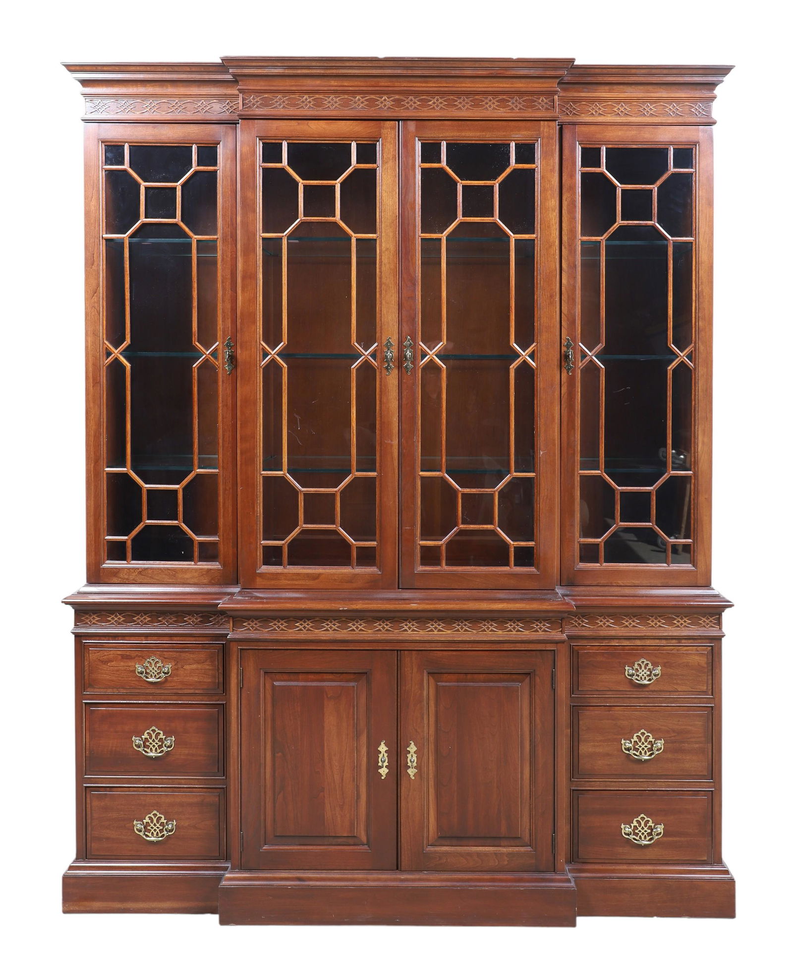 Pennsylvania House Cherry 2-pc breakfront (1 of 4)