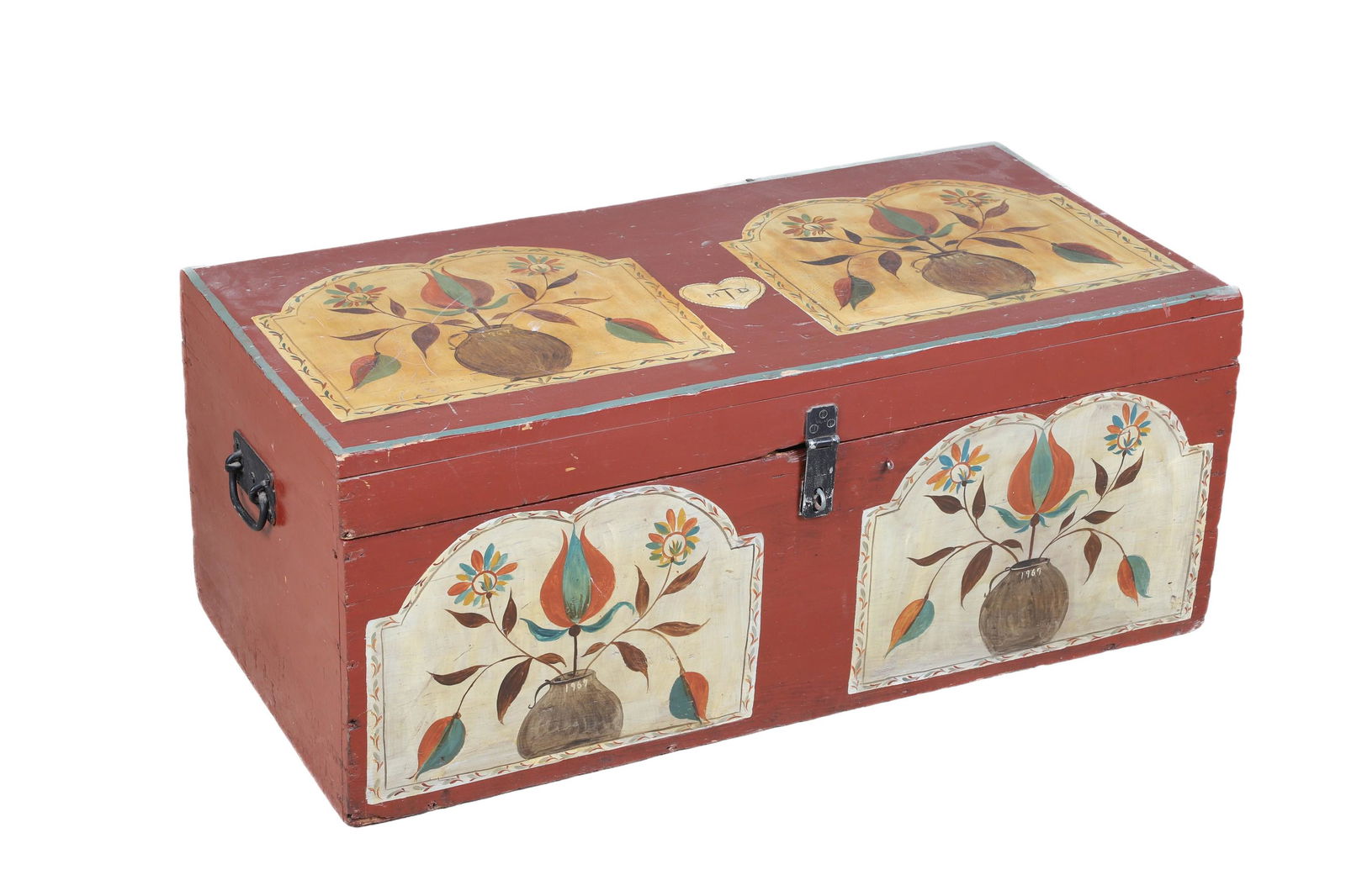 Dutch Paint decorated chest (1 of 5)