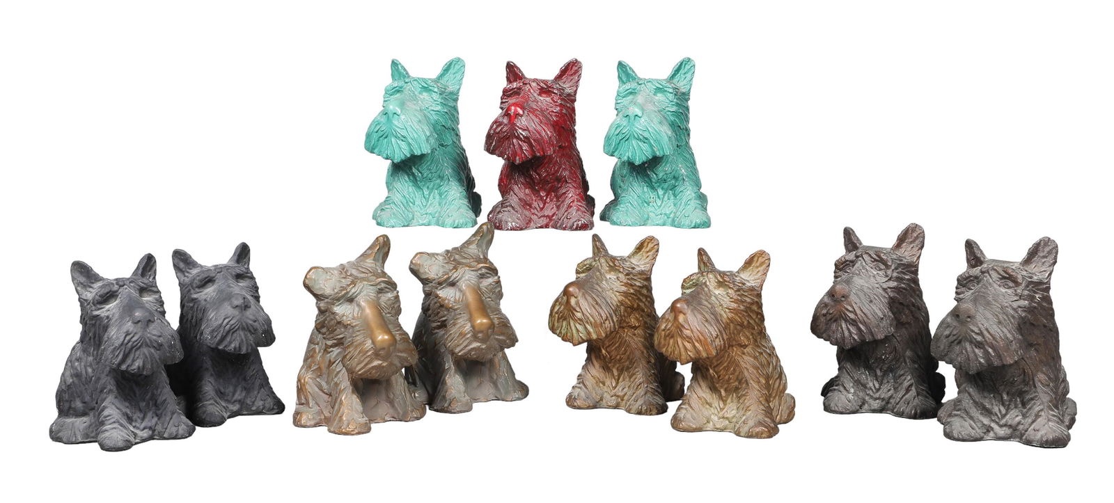 (11) Scottie Bust Bookends (1 of 7)