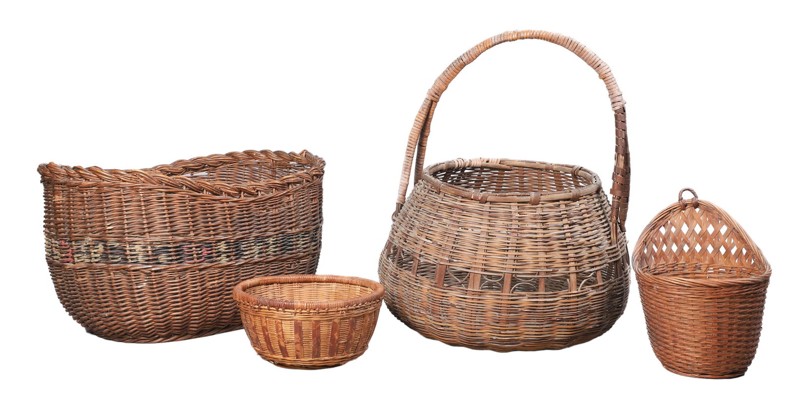 (4) Woven Baskets (1 of 7)