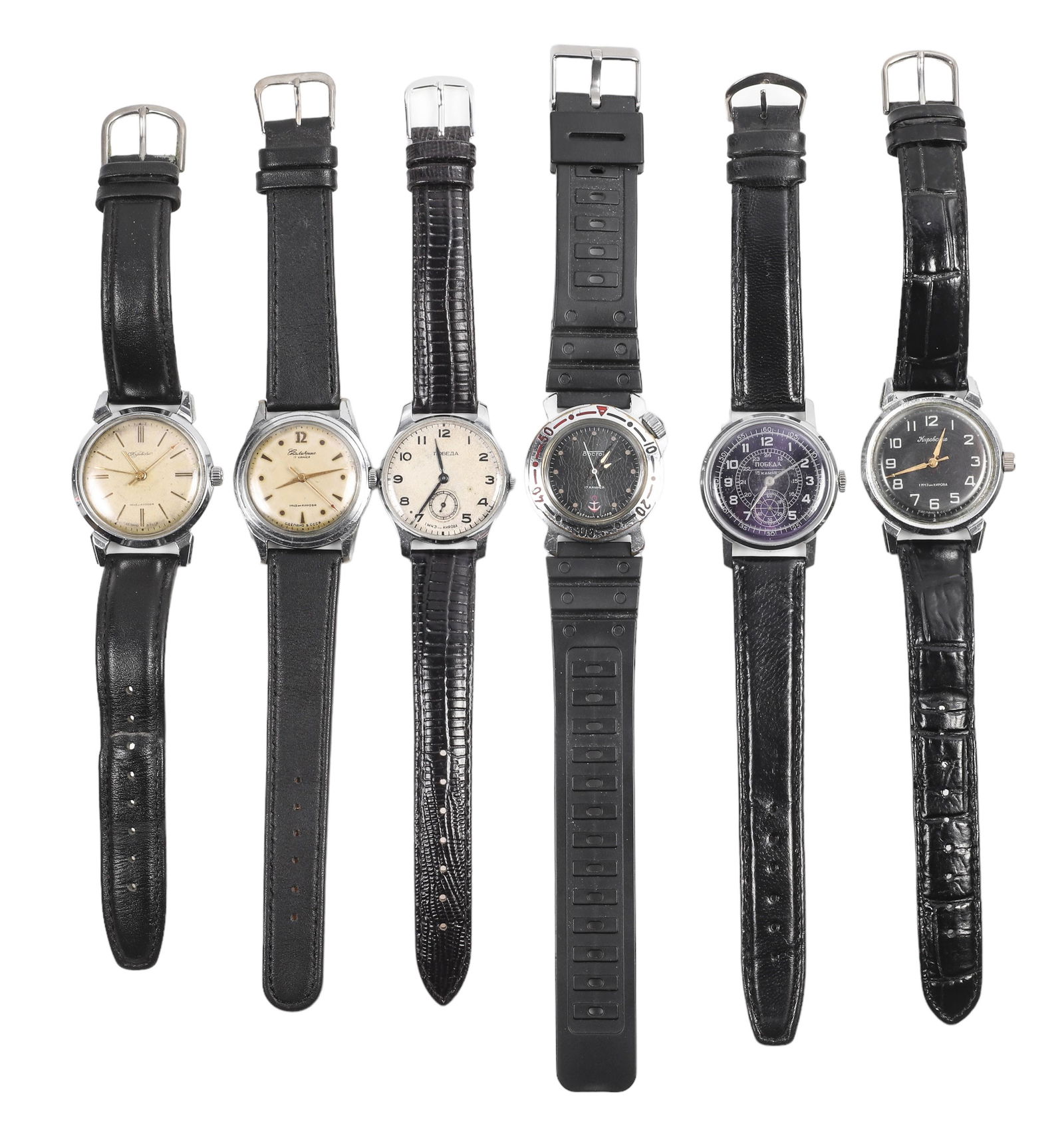 (6) Soviet Era wrist watches (1 of 4)