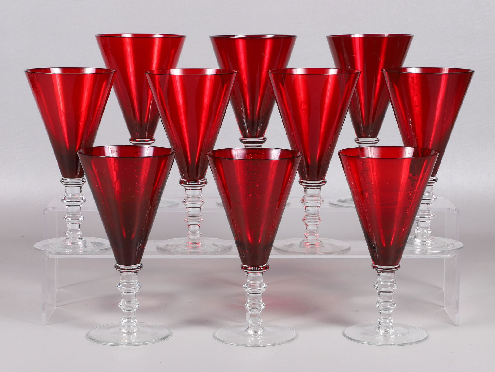 (10) William Yeoward Scarlet Style Goblets (1 of 2)