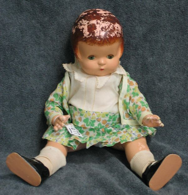 Composition Effanbee Pasty Anne child doll: Composition Effanbee Pasty Anne child doll, 19"