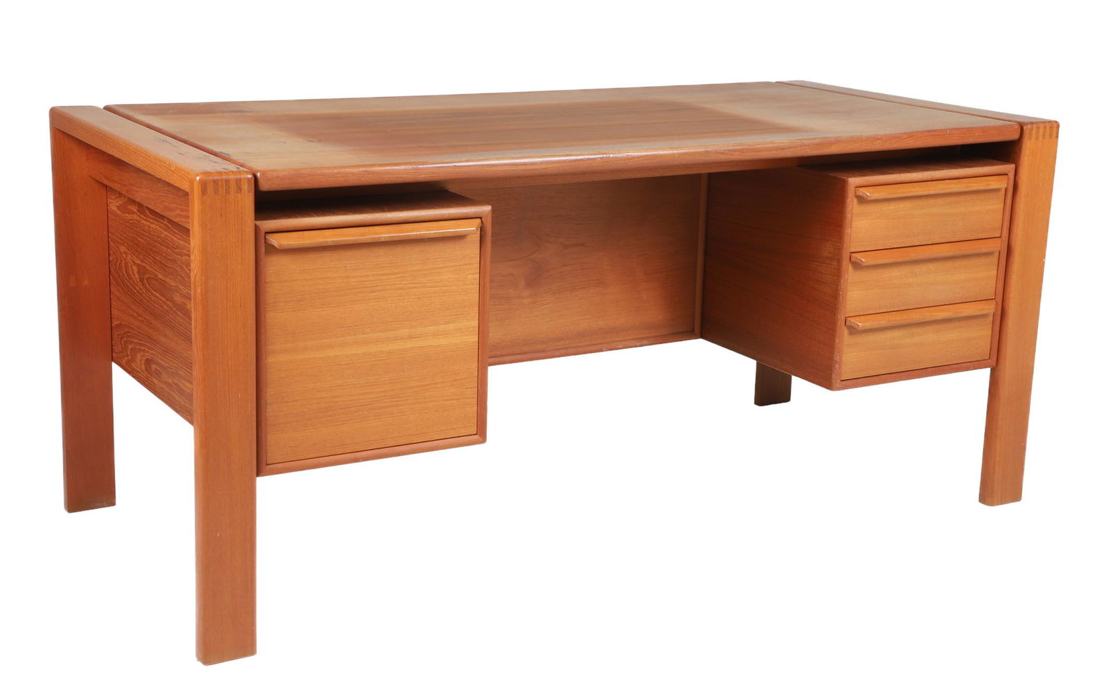 Danish Modern teak desk (1 of 2)