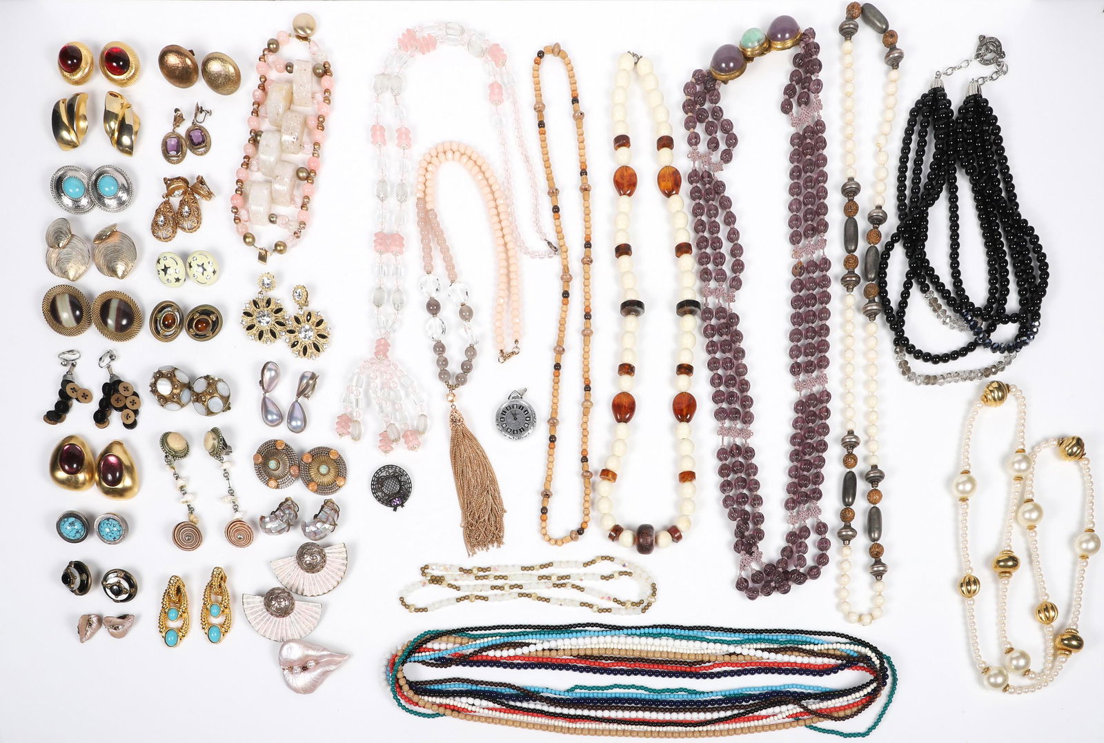 Costume Jewelry Grouping Incl. Earrings, Necklaces (1 of 11)