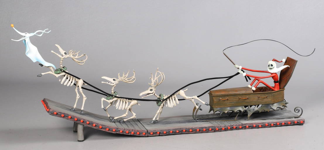 Disney Nightmare Before Christmas Sleigh Figure