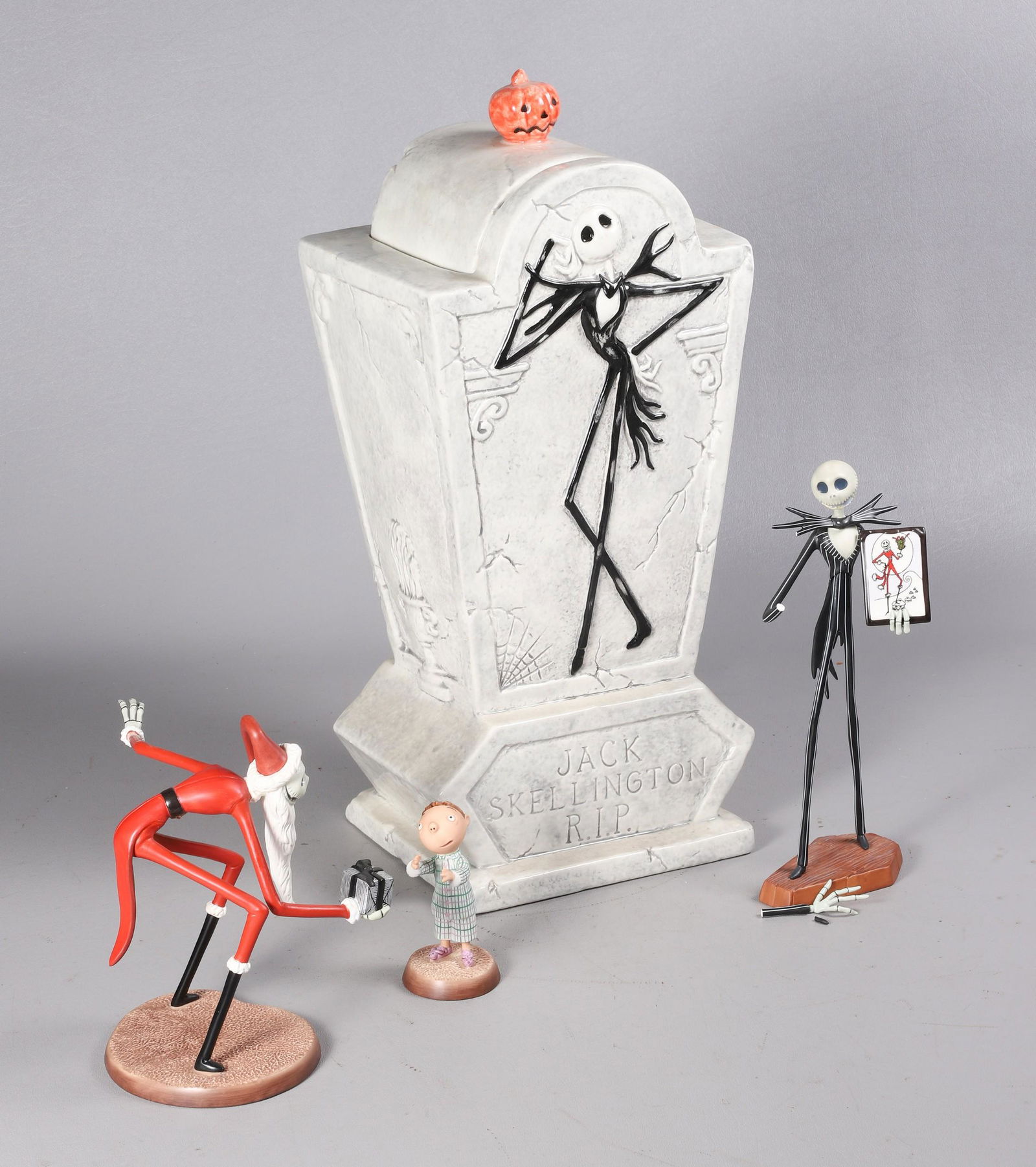 (4) Disney Jack Skellington Porcelain Items (1 of 7)