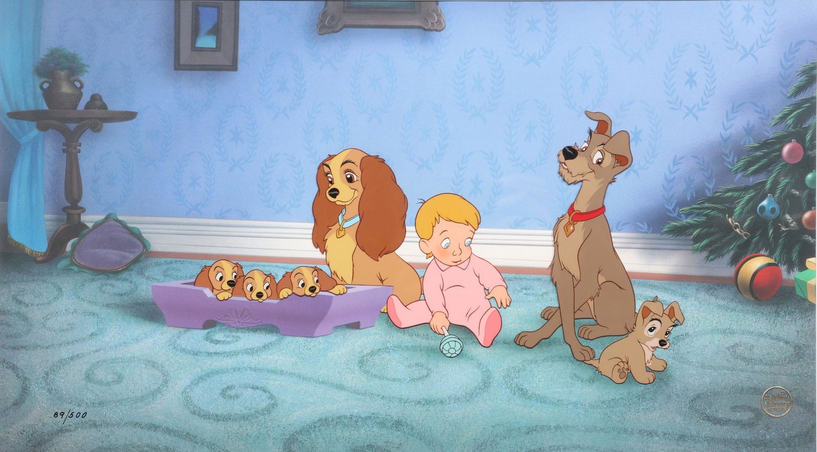 Lady & the Tramp Hand Painted Cel (1 of 5)