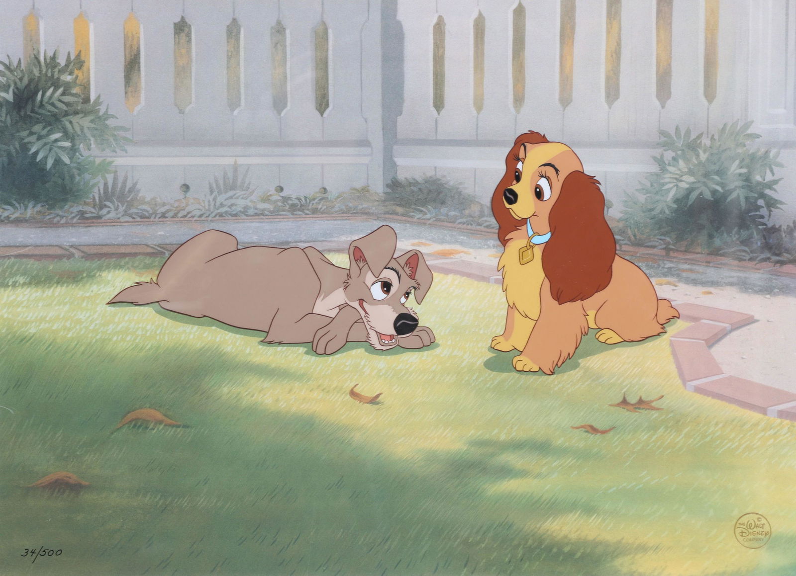 Lady & the Tramp Hand Painted Cel (1 of 5)