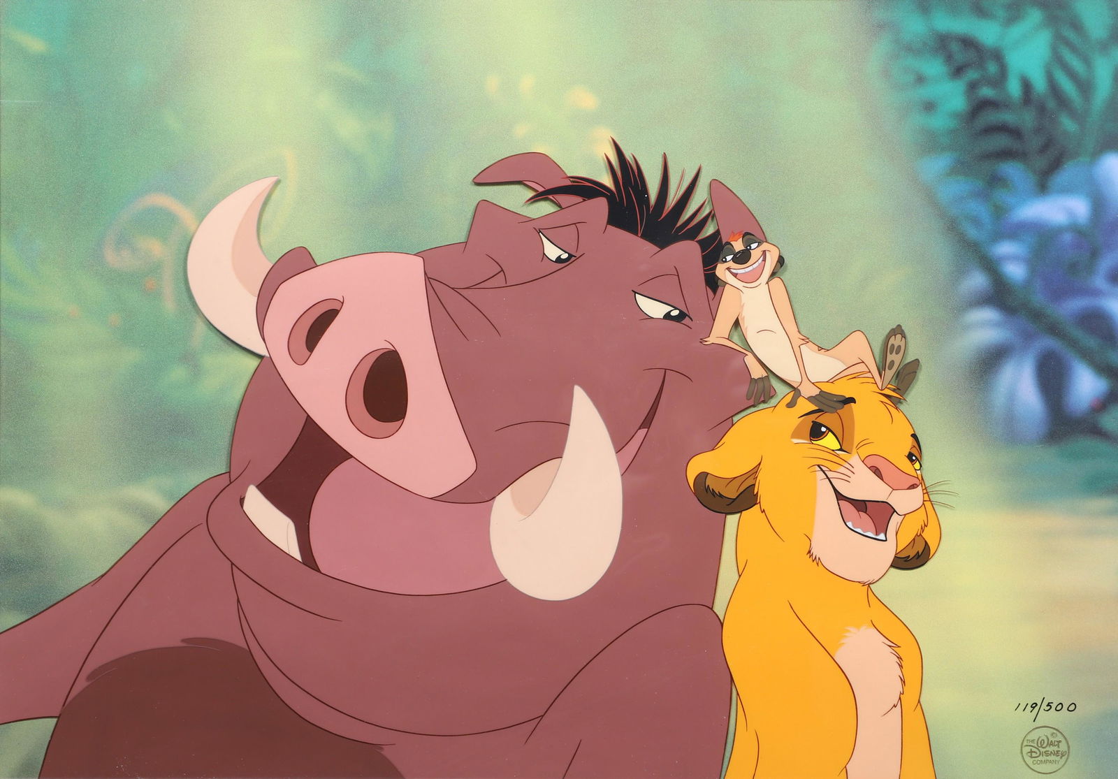 Lion King Hand Painted Cel (1 of 4)