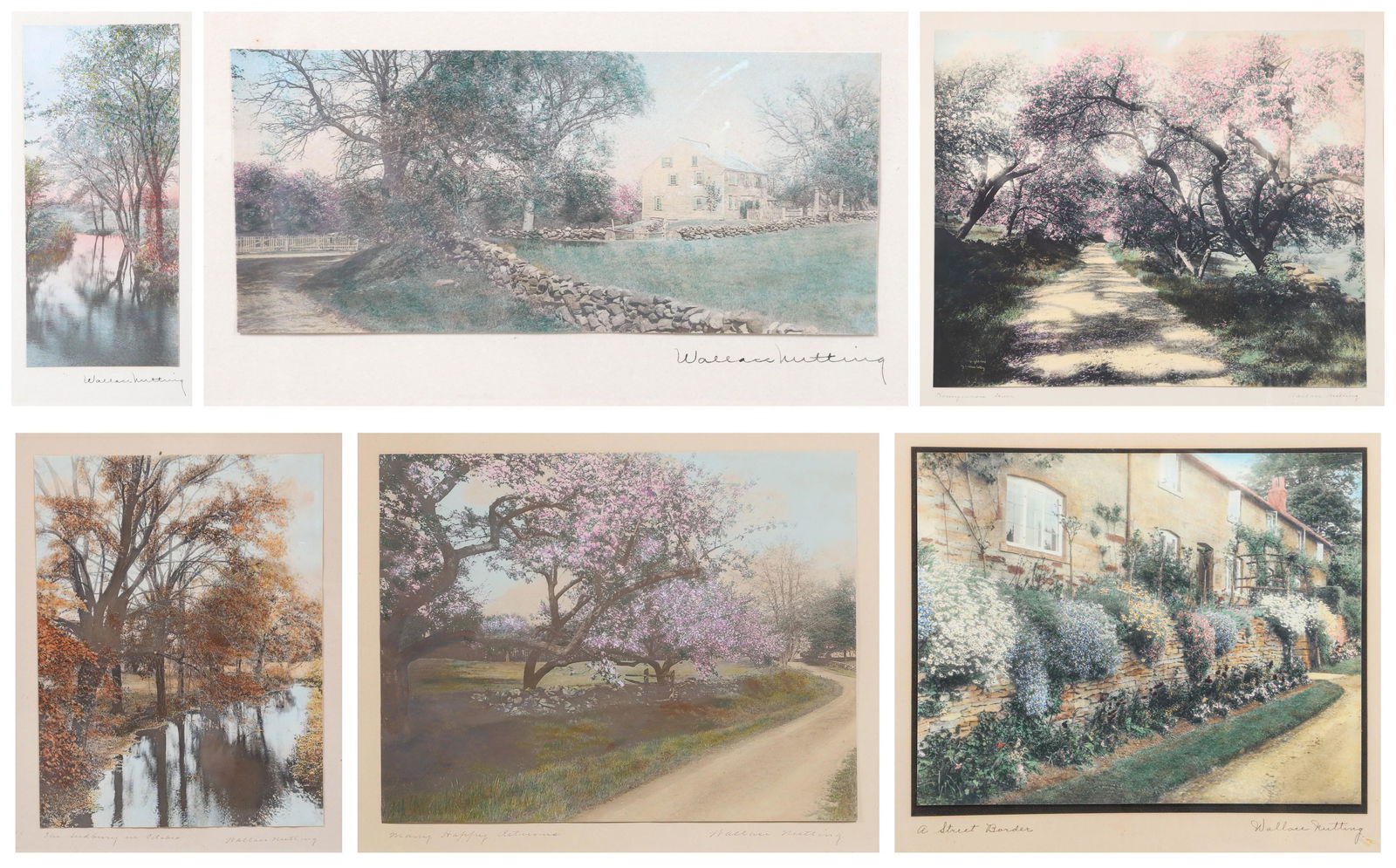 (6) Wallace Nutting Framed Prints (1 of 12)