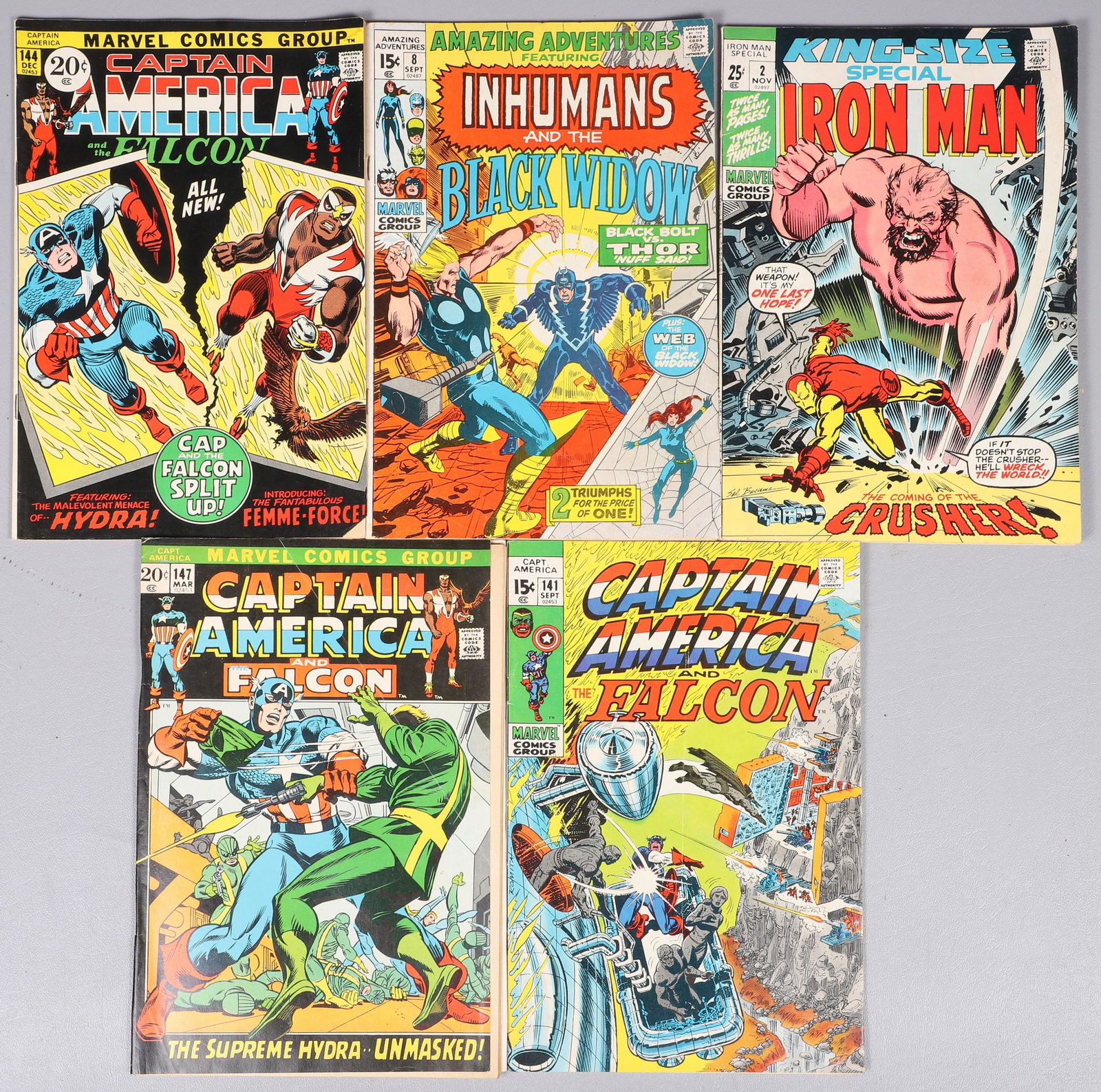 (5) Marvel Silver Age Comics Lot, Mixed Title (1 of 12)