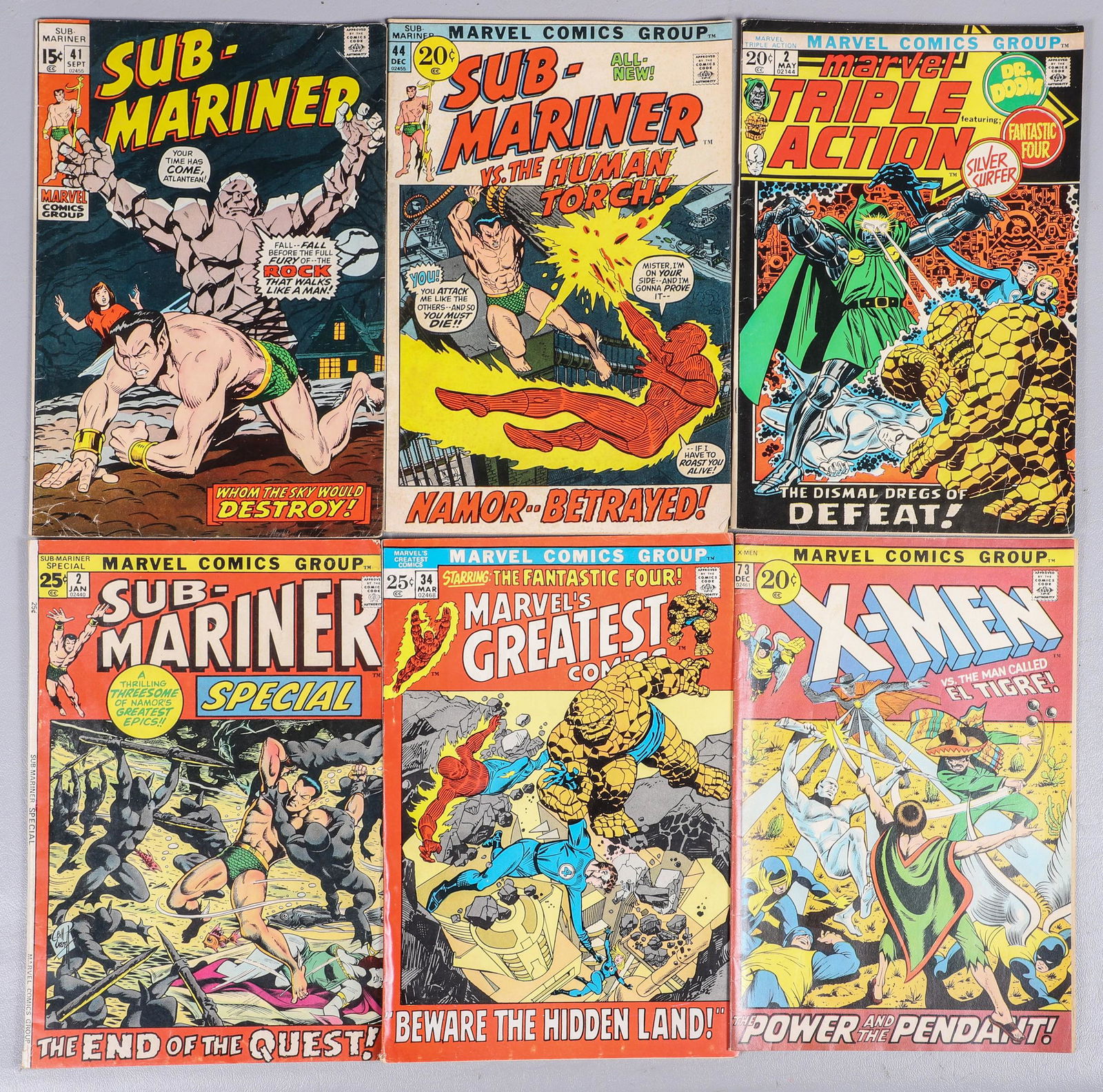 (6) Marvel Silver Age Comics Lot (1 of 14)