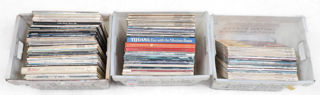 (155) 33-1/3 Classic Vinyl Albums: (155) 33-1/3 Classic Vinyl Albums incl. Cannonball Adderley, Herb Alpert, Ray Anthony, Asleep and The Wheel, David Axelrod, Les Baxter, Harry Belafonte, Tony Booth, Sam Butera, Boxcar Willie, Kate Bus