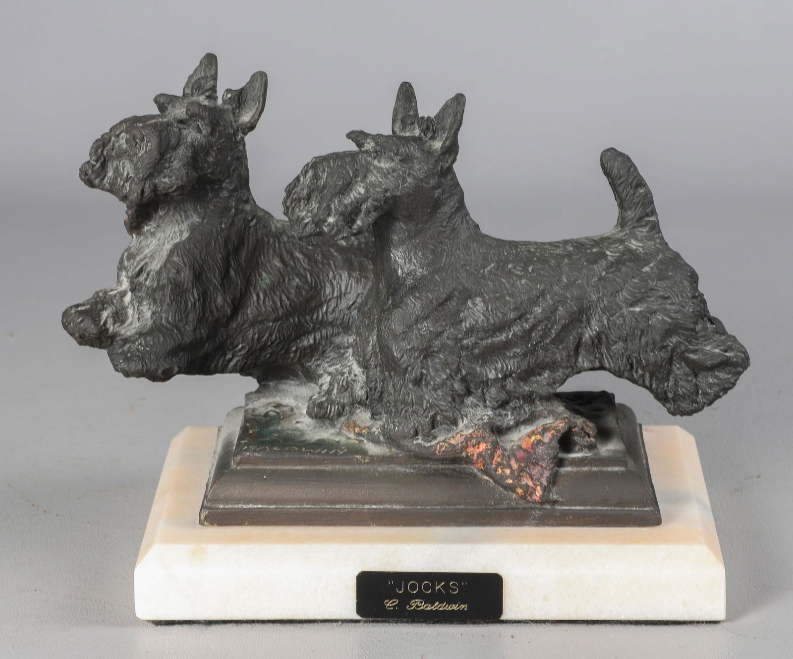 Christine Baldwin Bronze Scottie Sculpture (1 of 3)