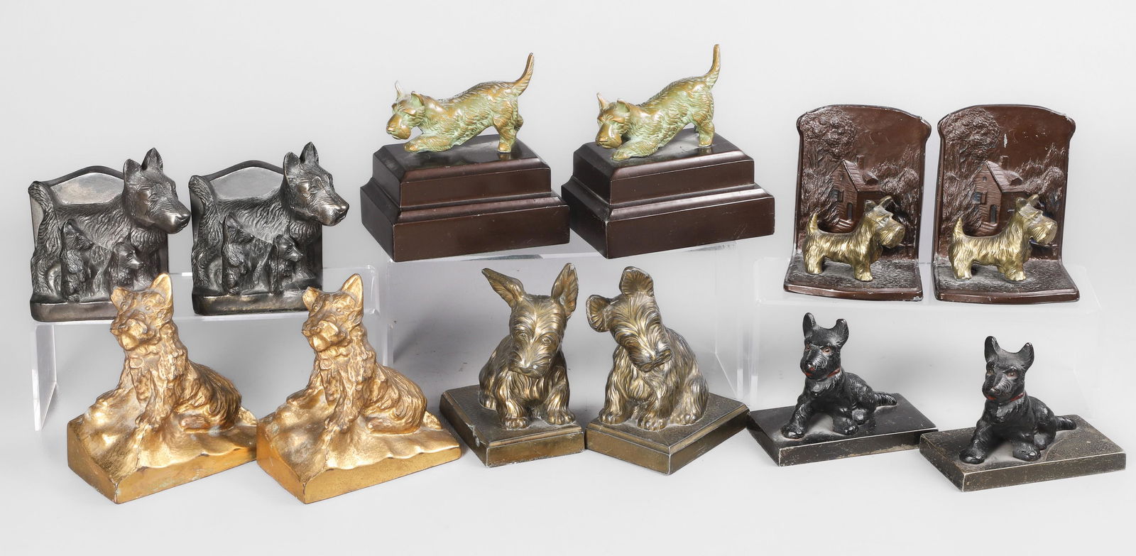 (6) Pair Scottie Bookends (1 of 6)