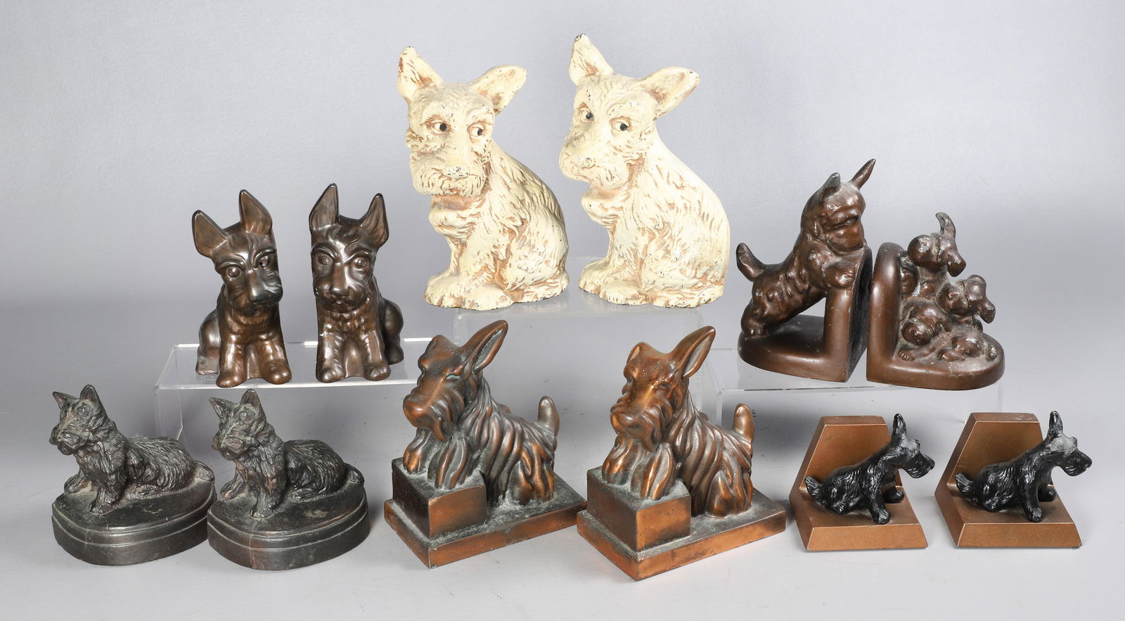 (6) Pair Scottie Bookends (1 of 6)