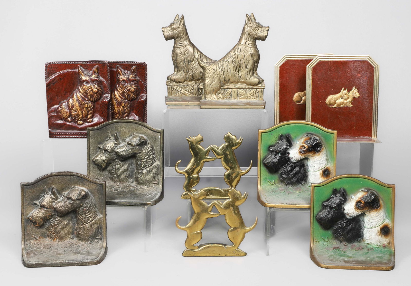 (6) Pair Scottie Bookends (1 of 7)