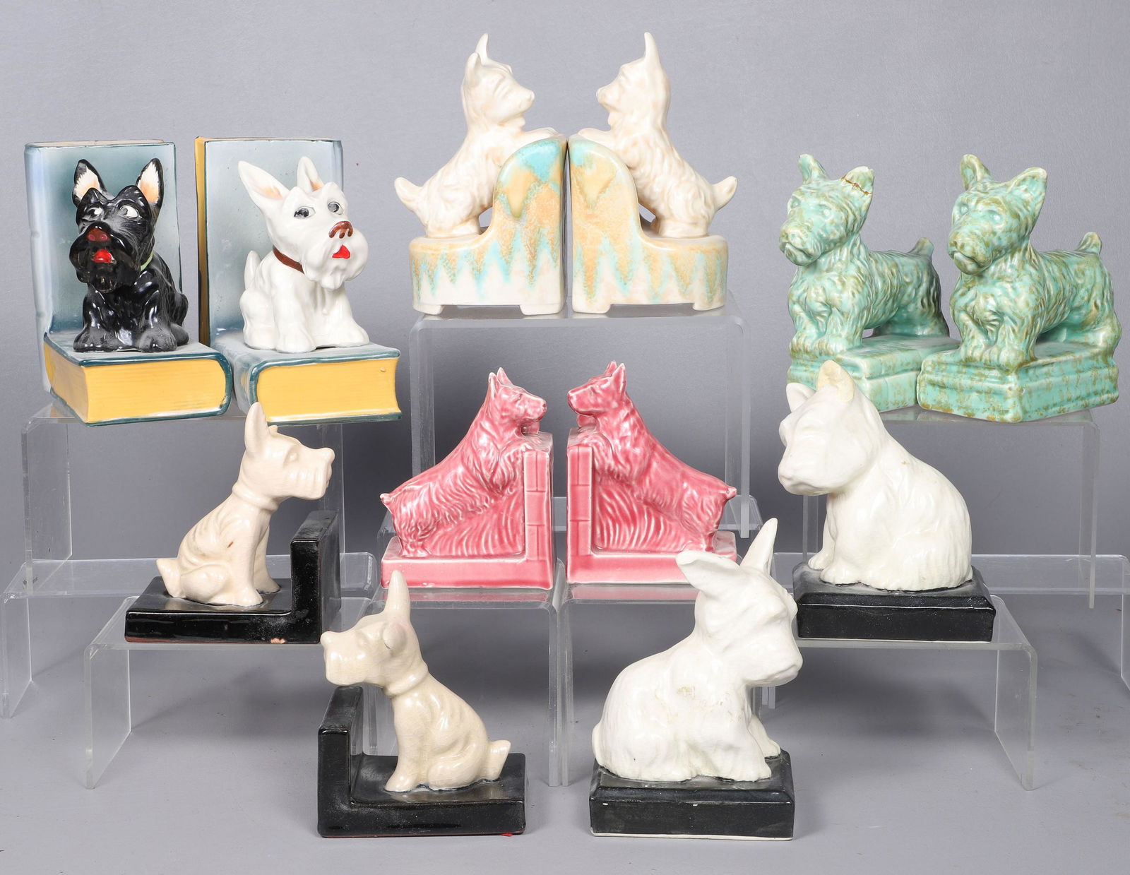 (6) Pair Scottie Bookends (1 of 7)