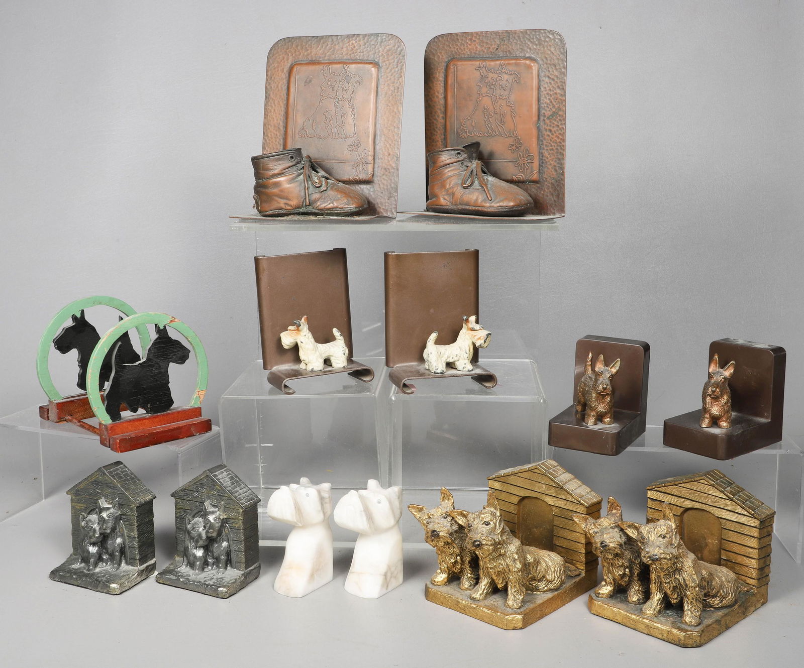 (7) Pair Scottie Bookends (1 of 7)