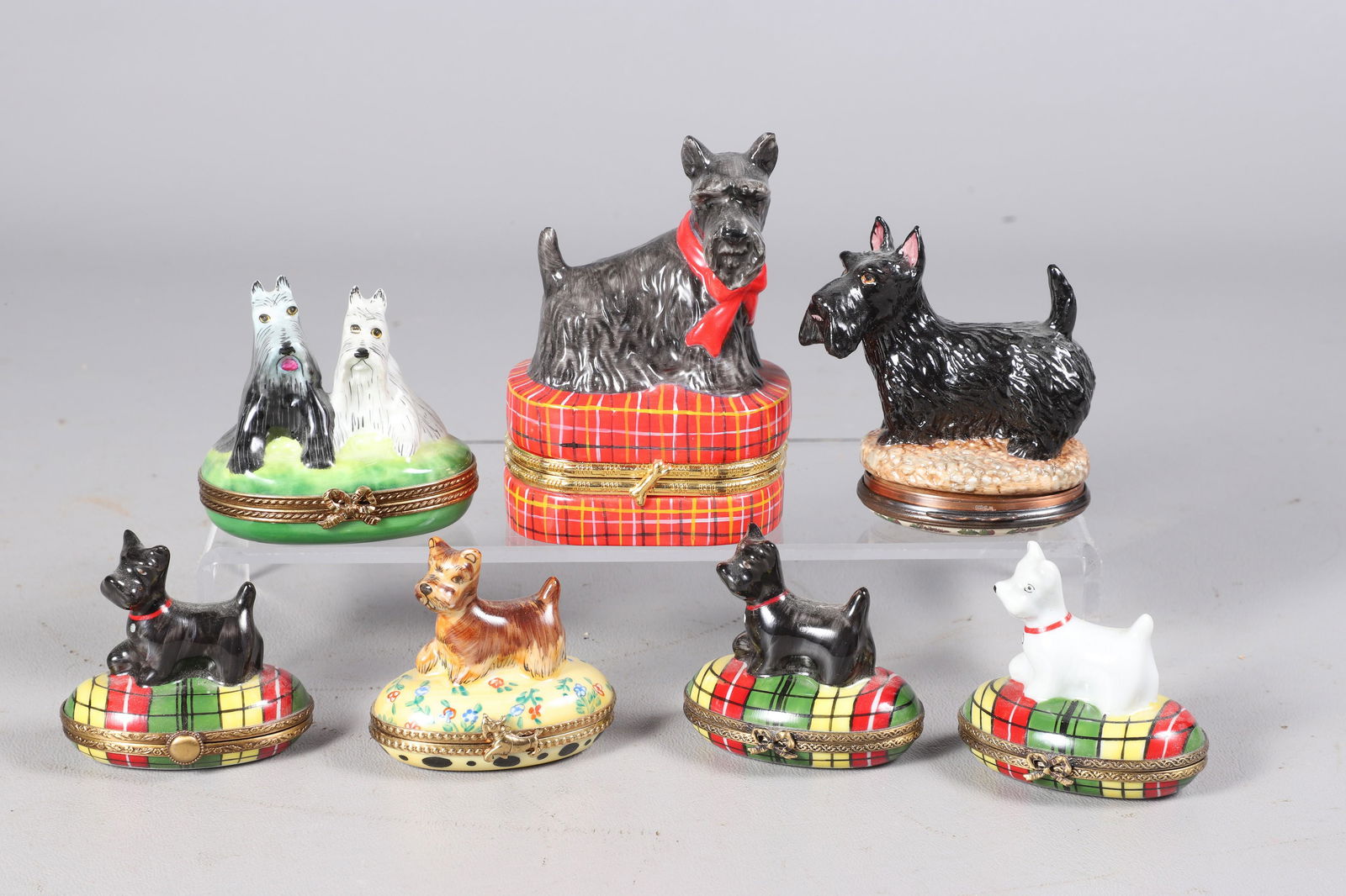 (7) Scottie Dog Trinket Boxes (1 of 6)