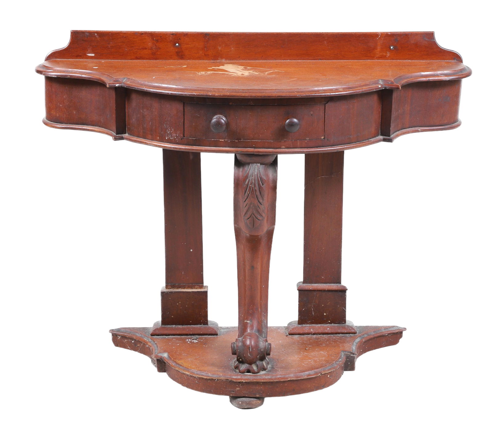 Italian style carved console table (1 of 6)