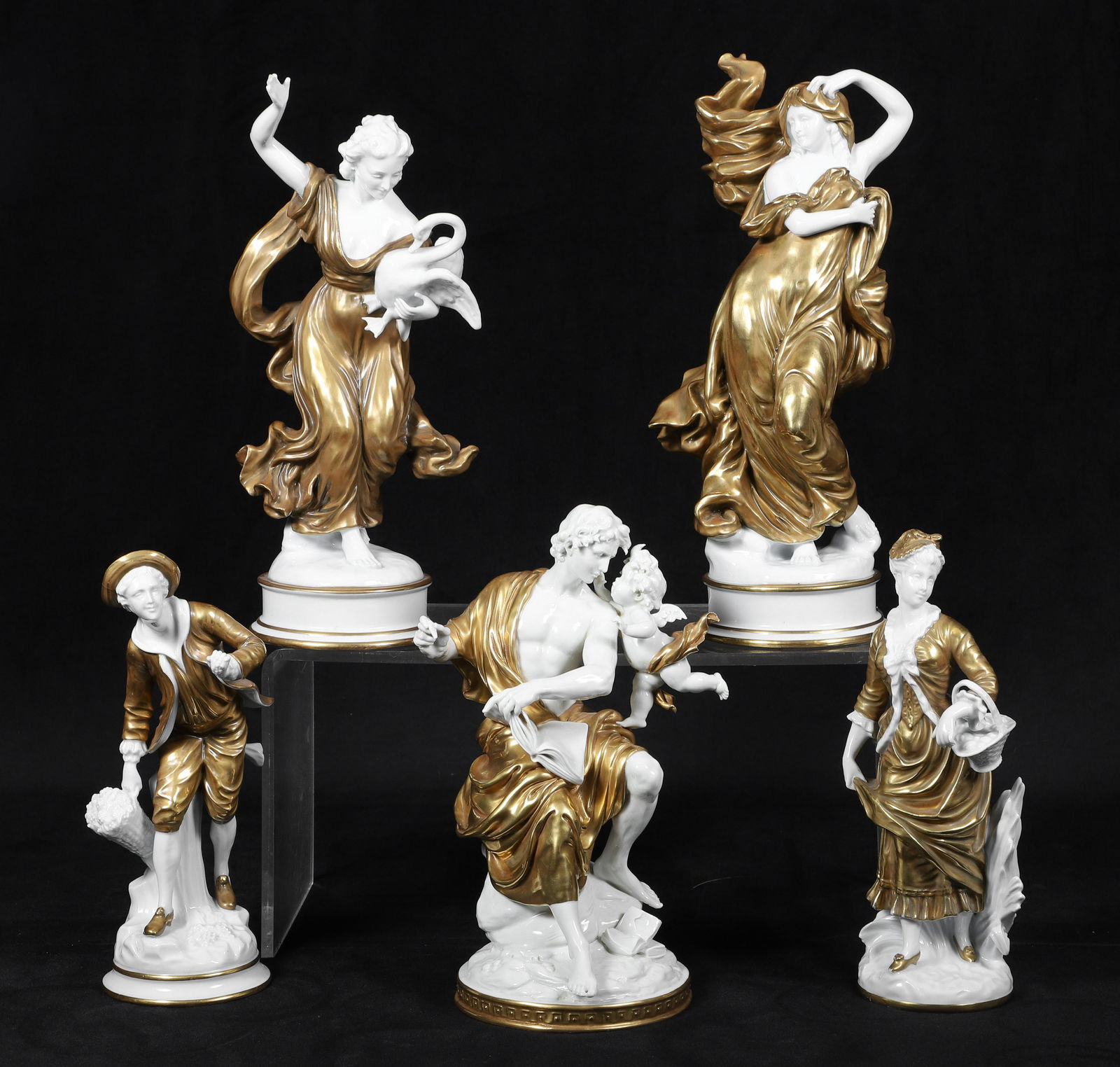 (5) Blanc De Chine Capodimonte Figures (1 of 10)