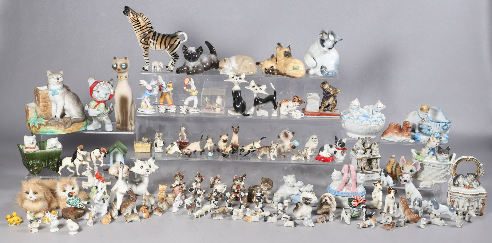 (50)+ Cat and Animal Porcelain Figures (1 of 10)