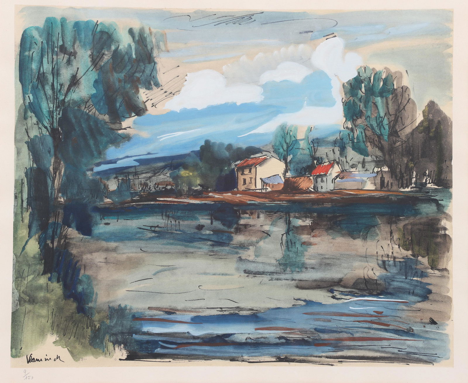 Maurice de Vlaminck Signed Lithograph (1 of 3)