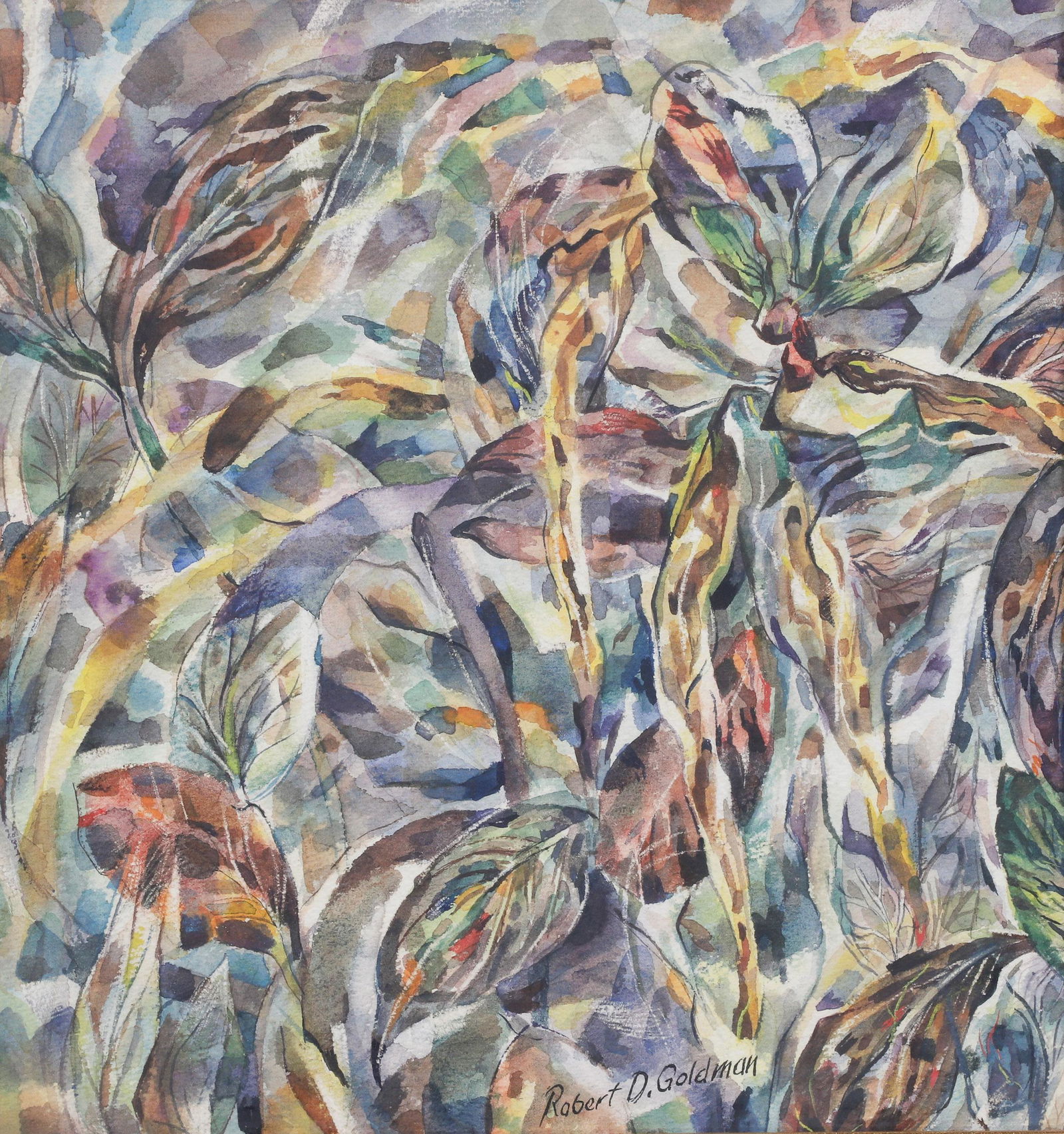 Robert Douglas Goldman "Flowers and Leaves" (1 of 4)