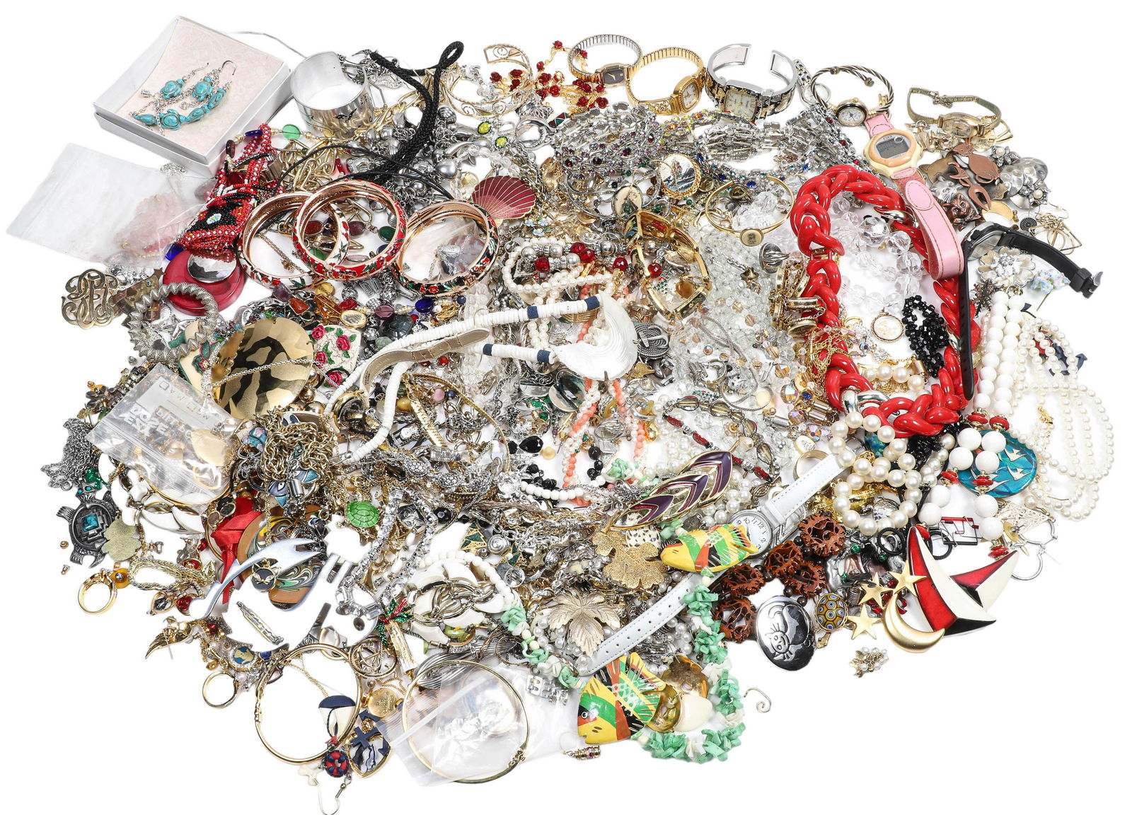 Costume, Gold Tone, Gold Filled Jewelry Group (1 of 5)