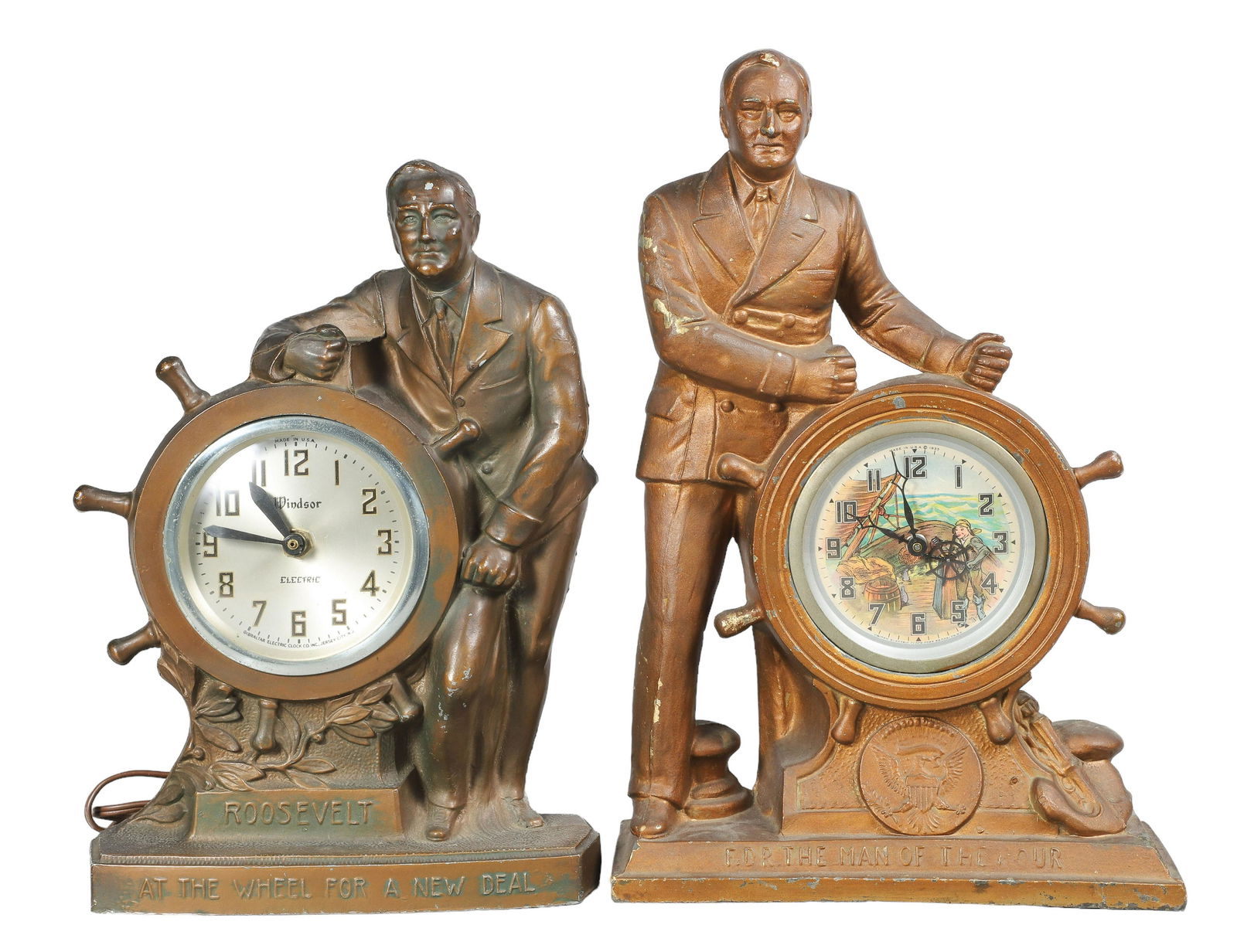 (2) FDR Mantel Clocks (1 of 6)