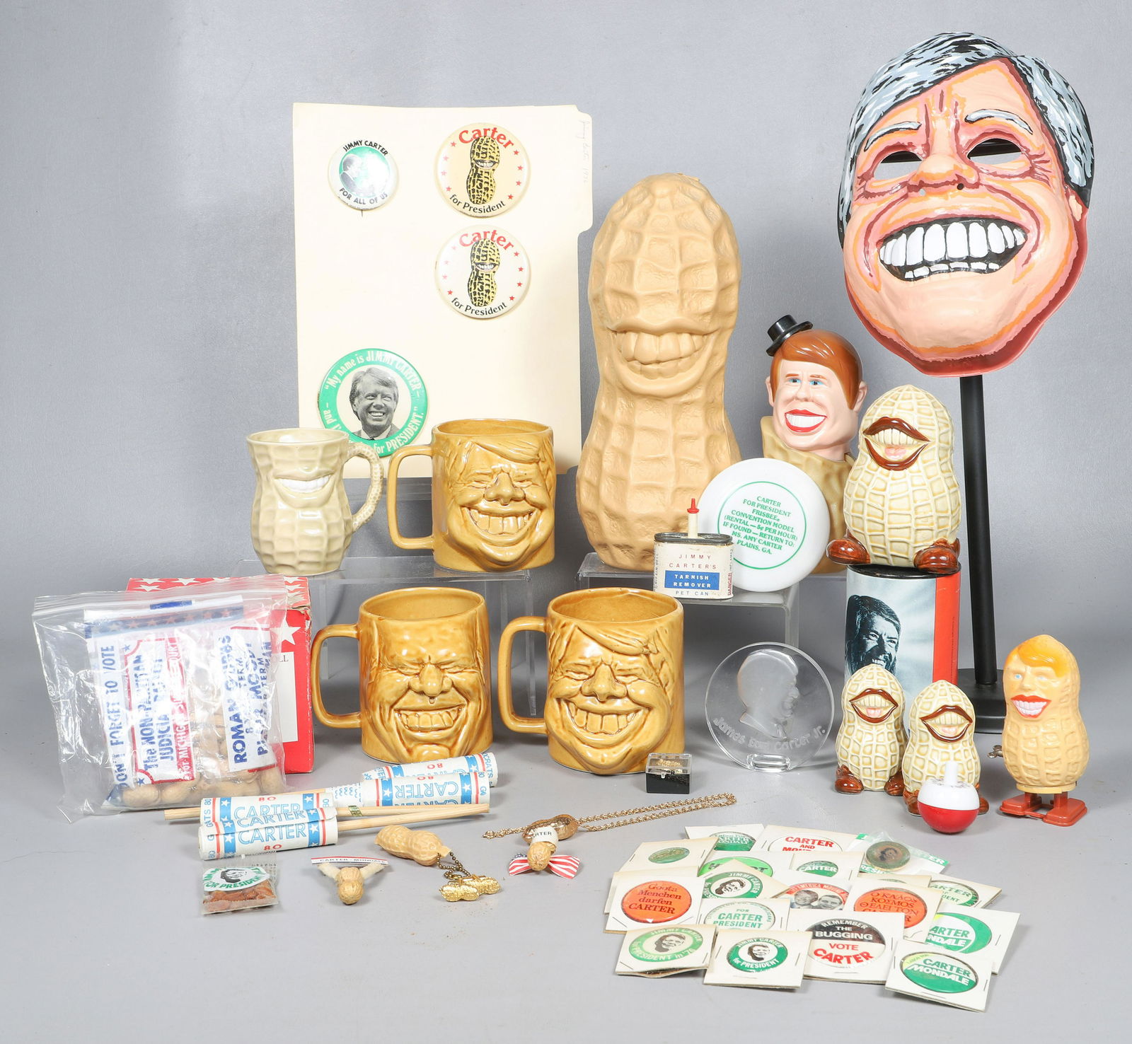 Jimmy Carter Campaign Items, Pins, Etc. (1 of 10)