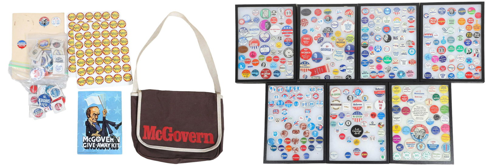 Lot of McGovern & Shriver Political Memorabilia (1 of 10)