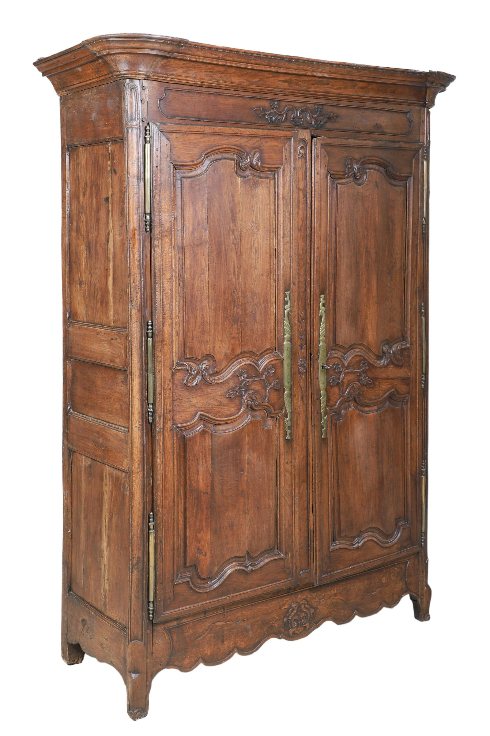 French carved walnut wardrobe (1 of 17)