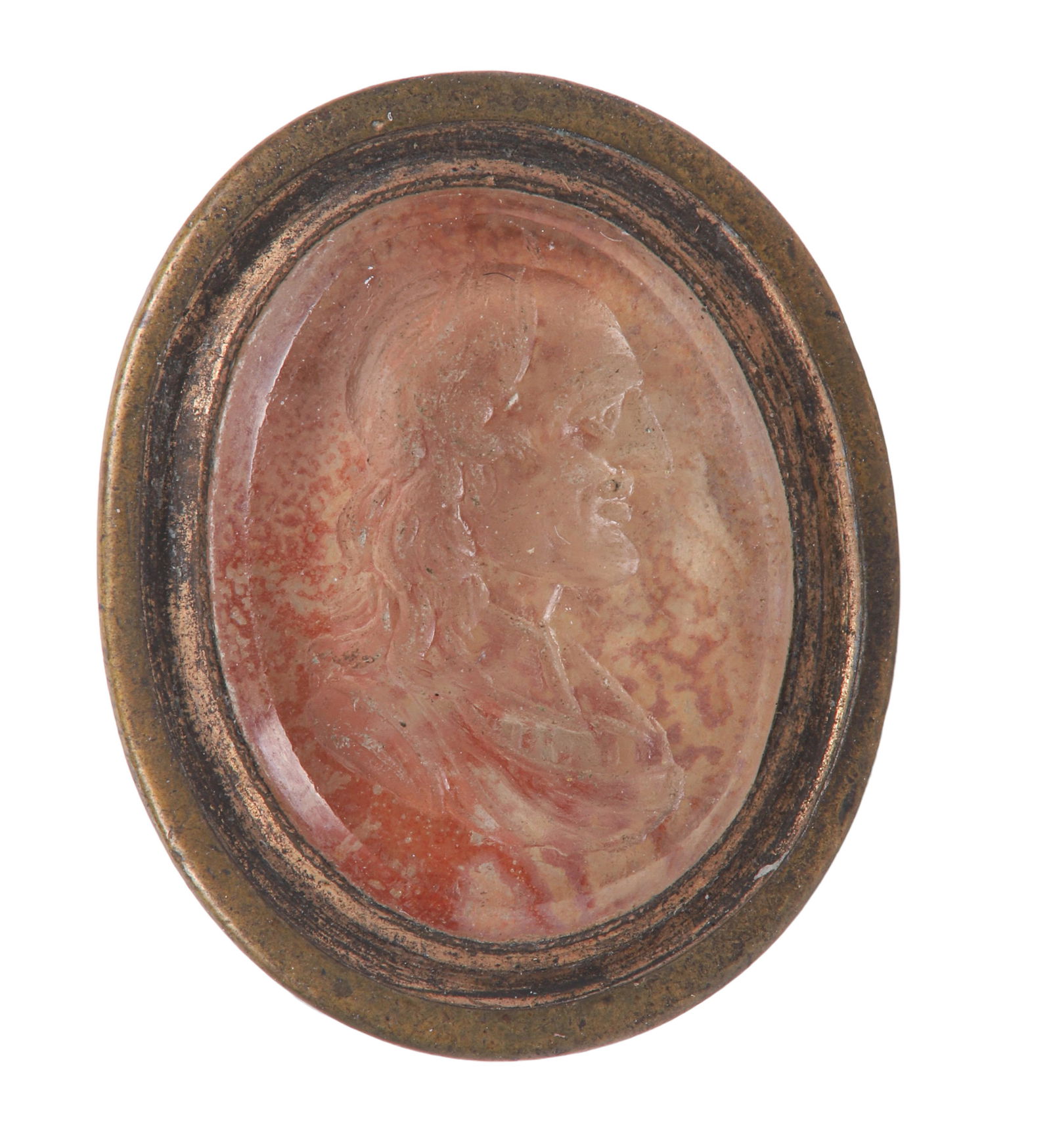 Carnelian Intaglio Portrait Fob of Washington (1 of 6)